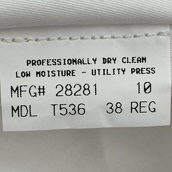 Maus & Hoffman Chino Shorts Men's Size 38 White Pockets Flat front - Picture 10 of 10